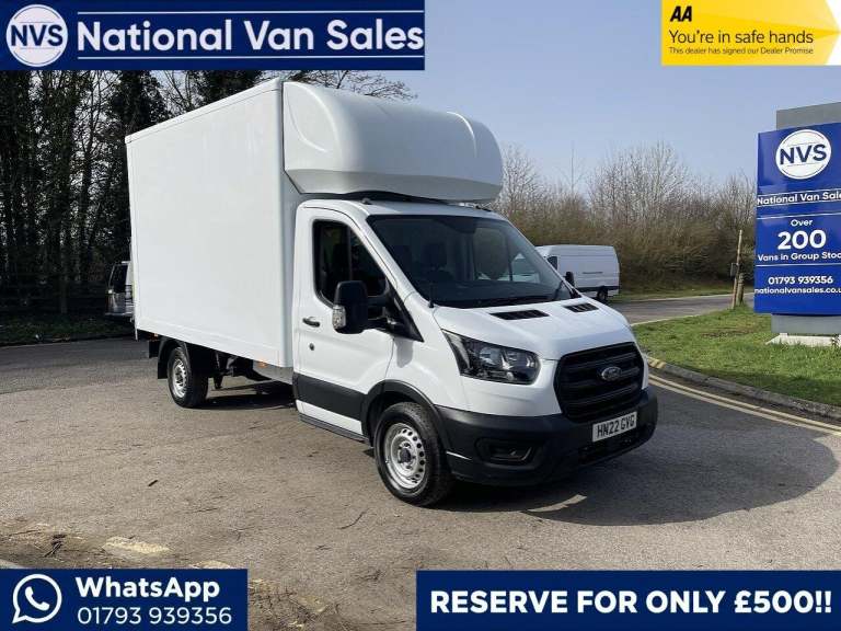 2022 Ford Transit 2.0 350 EcoBlue HD Leader Luton 3dr Diesel Manual RWD L3 Euro 6 (s/s) (165  CHA...