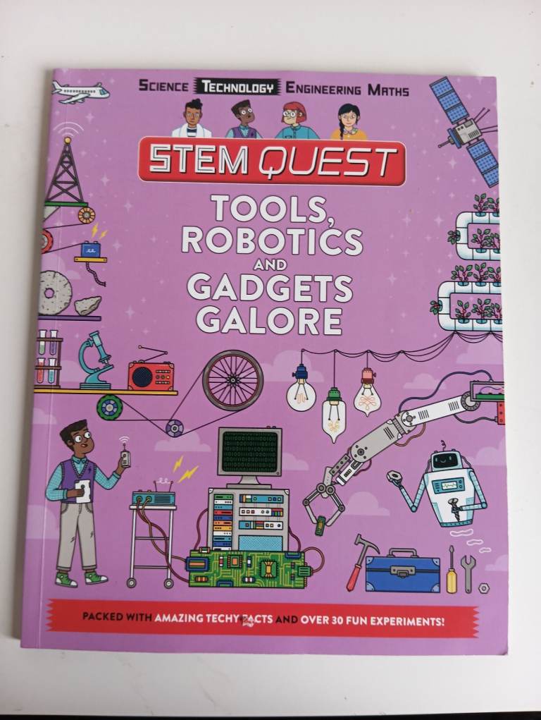 STEM Quest Kids Fun Textbook Bundle Science Technology Engineering Maths 