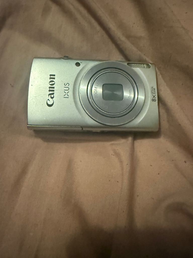 Canon IXUS Digital Camera - Silver, Good Condition