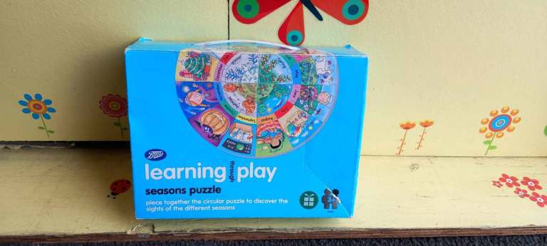 Learning through play seasons puzzle