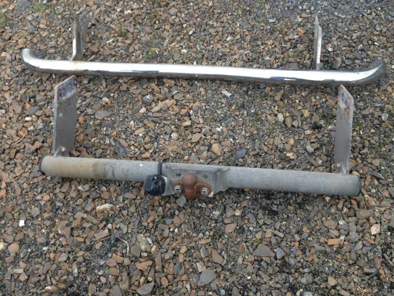 MITSUBISHI L200 WARRIOR D/CAB COMPLETE TOW BAR AND BUMPER GALVANISED NO RUST EVER