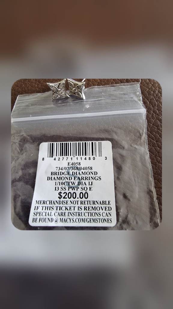 Macys Diamond Earrings