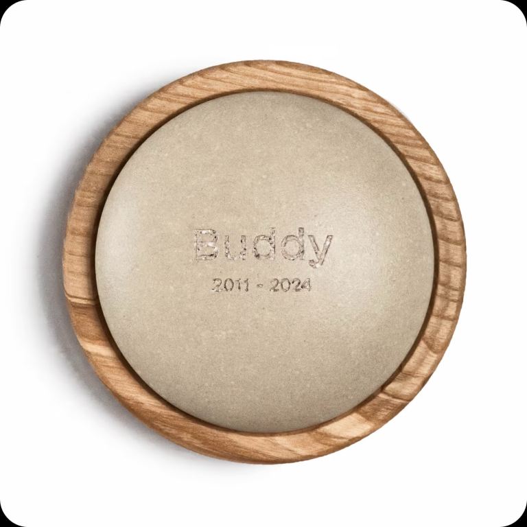 Remembrance Stone made from pet ashes (standart)