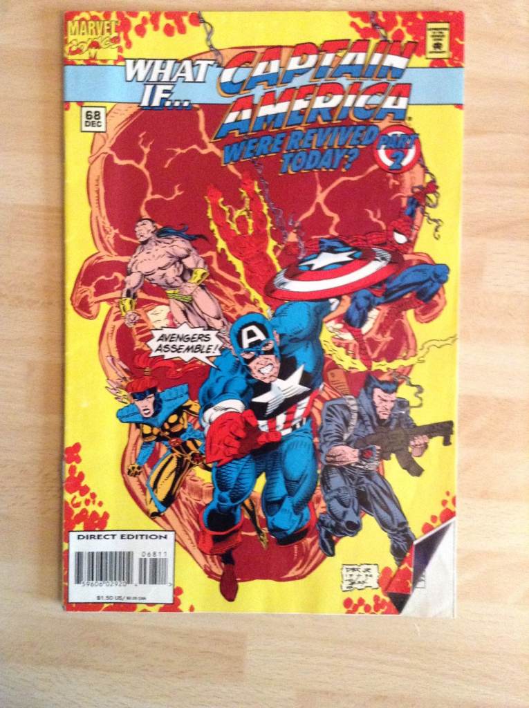 image for Marvel Comics What If Captain America Were Revived Today Part 4 Vol 2 #68