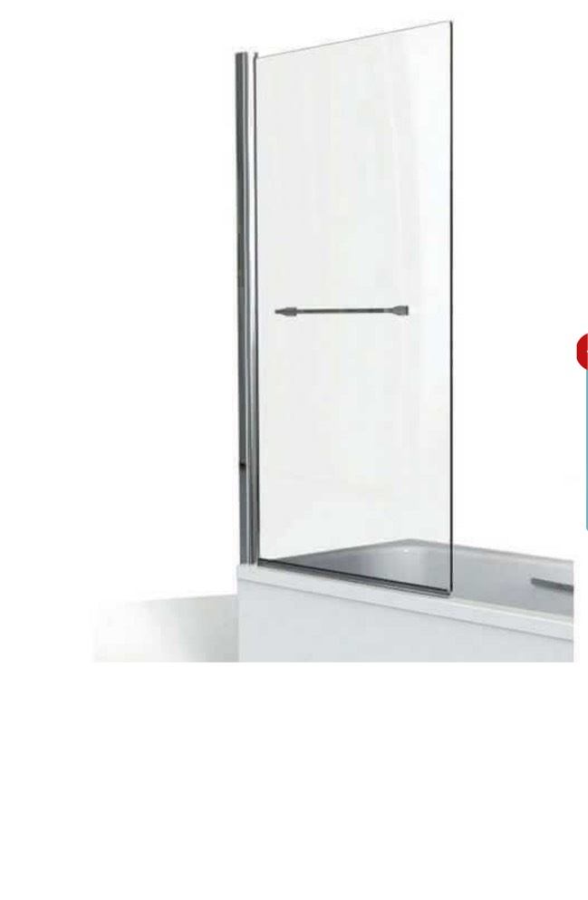 Kudos single panel bath screen, shower screen 