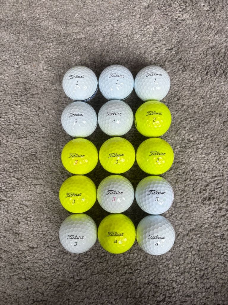 15 x Titleist Golf Balls