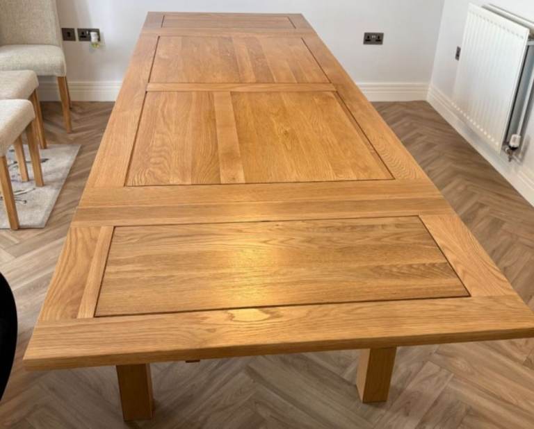 Solid Oak Dining Table
