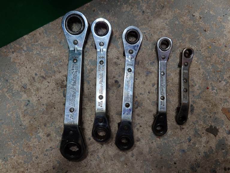 Blue point ratchet spanners