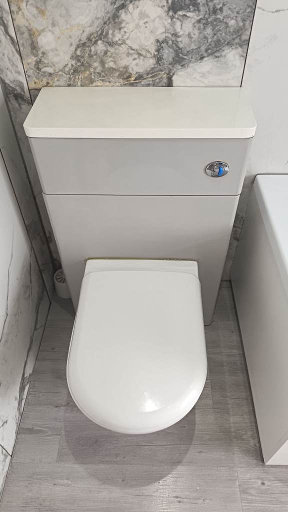 New White Toilet and Sink Set - Unused