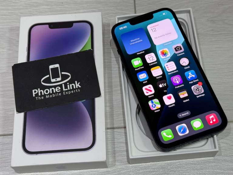 📱Midnight Black Apple iPhone 14 128GB Unlocked All Networks + Warranty 🍎 - P714