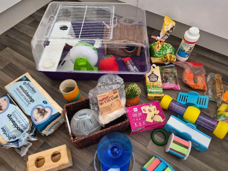 Large Hamster Cage plus loads of accessories 