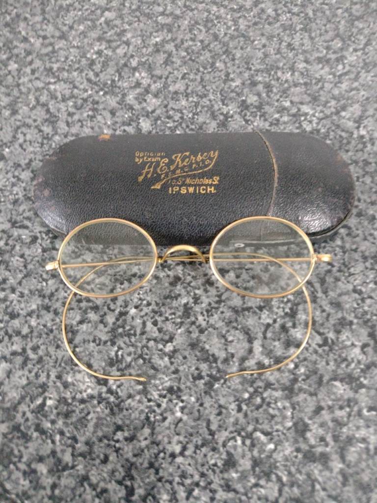 image for Victorian Eye Glasses Spectacles 14ct Gold.