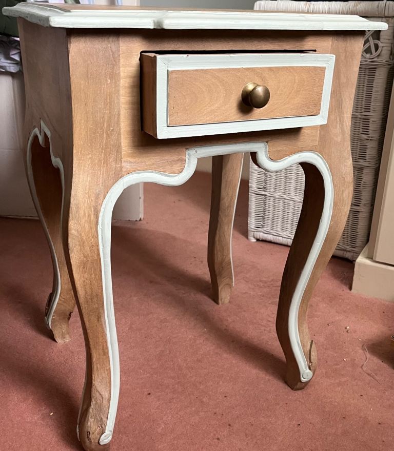 Bedside table French style used 