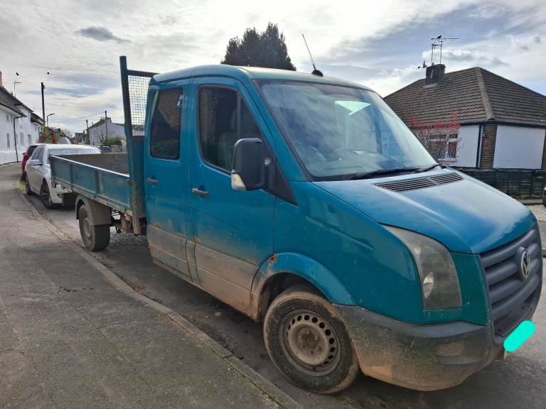 Vw crafter tipper double cab/tool storage