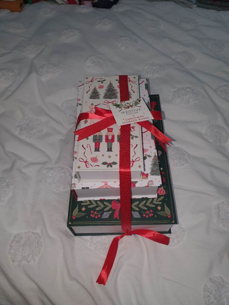 image for Christmas storage boxes 