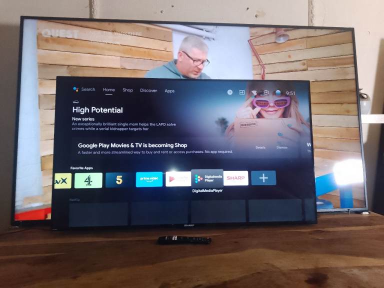 50" Sharp smart TV 