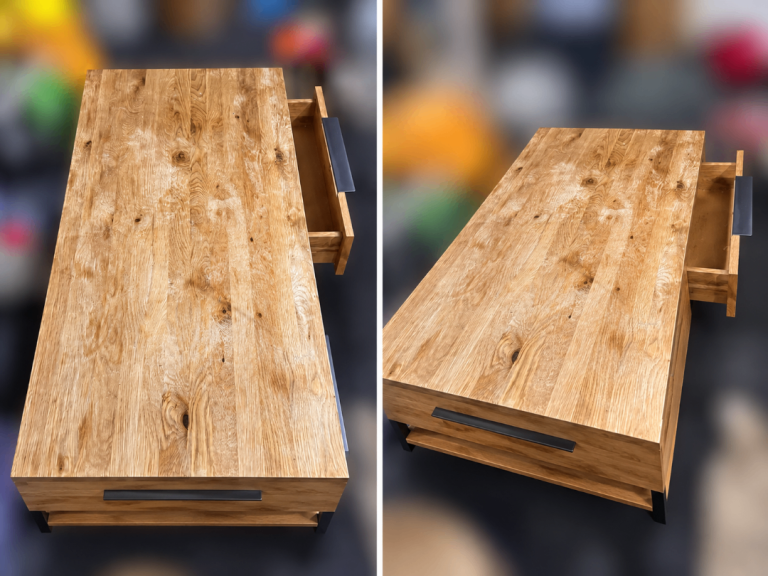 LIMITED-TIME OFFER(ENDING BEFORE 1st NOVEMBER) Solid Wood Coffee Table with Drawers – Good condition