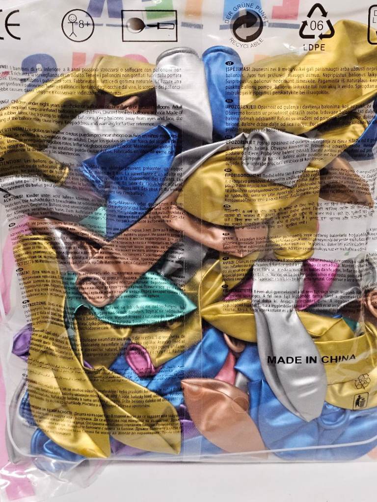 100 x 10” Latex Chrome Balloons – High Quality – Any Colour – Party Decorations Willenhall