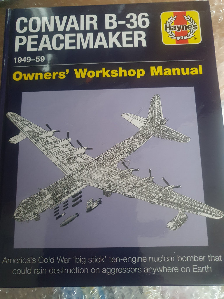 HAYNES CONVAIR B - 36 PEACEMAKER WORKSHOP MANUAL