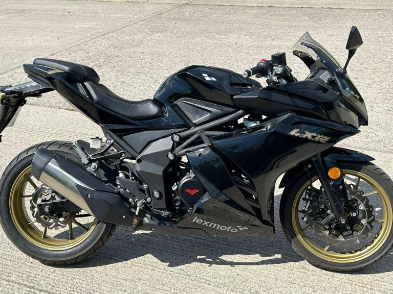 2023 73 Lexmoto LXR 125 Super Sports Euro 5 LXR125 1669 Miles BLACK CLEAN