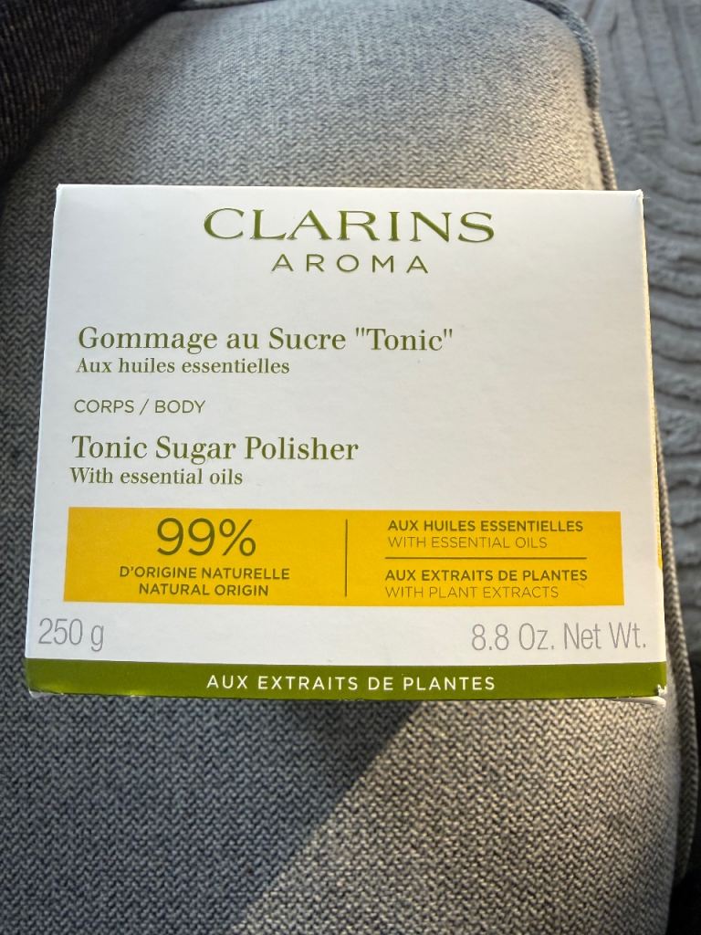 Clarins Aroma Tonic Sugar Polisher 250g - Brand New