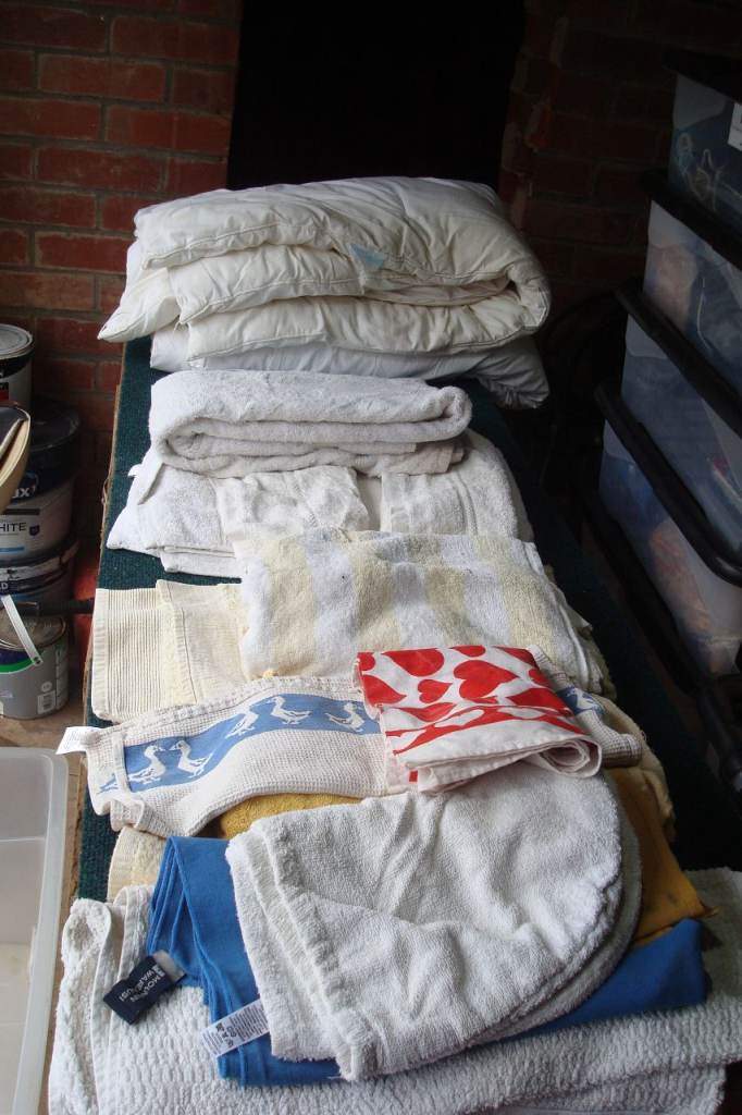 Garage Clearance : Job-lot of Duvet,sheets Towels,Dishclothes