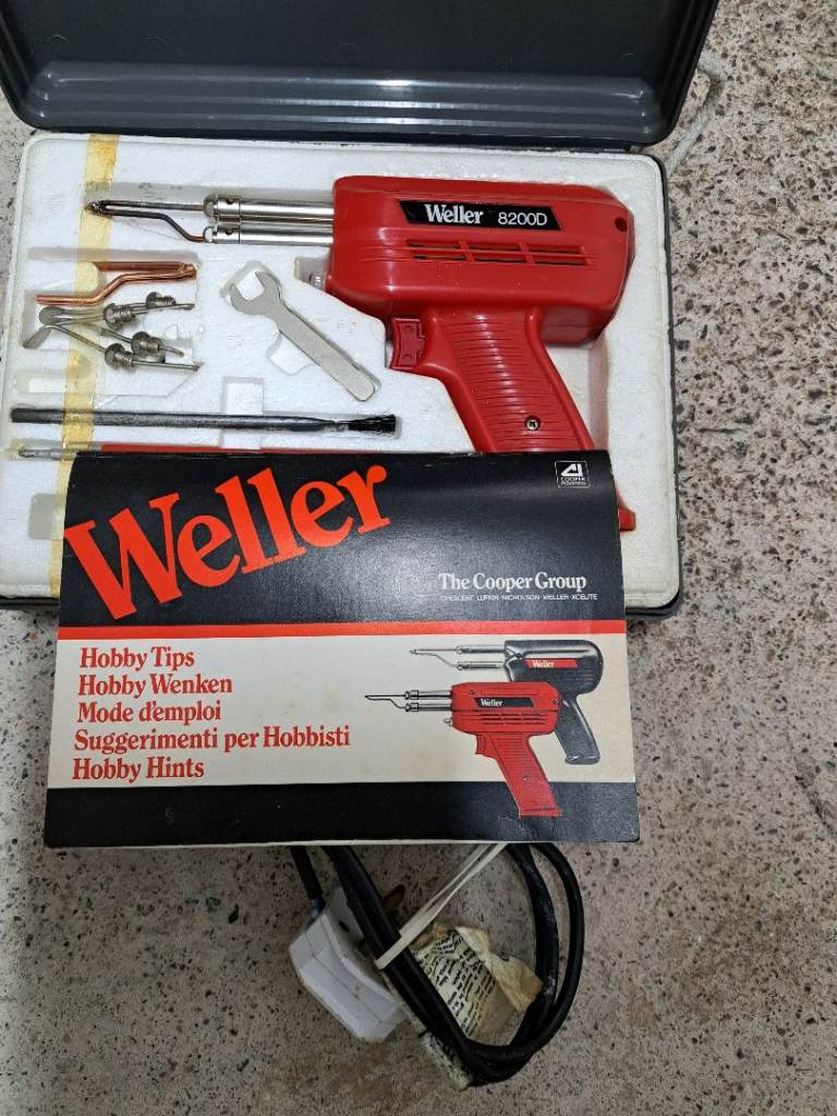 Weller 8200D Soldering Gun Kit with Case & Accessories, £20.00 for Sale