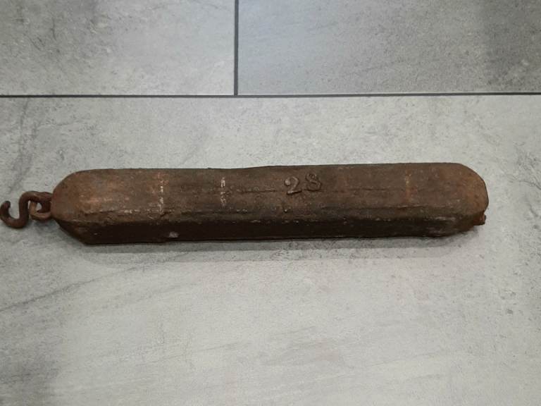 Antique Cast Iron Sash Weight
