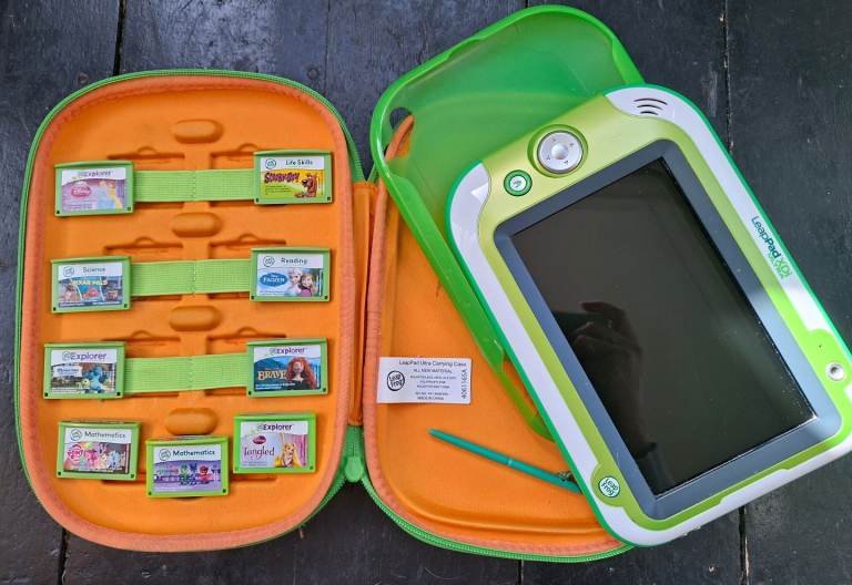 Leap Frog LeapPad XDi Ultra kids learning tablet & 9 games - great condition!