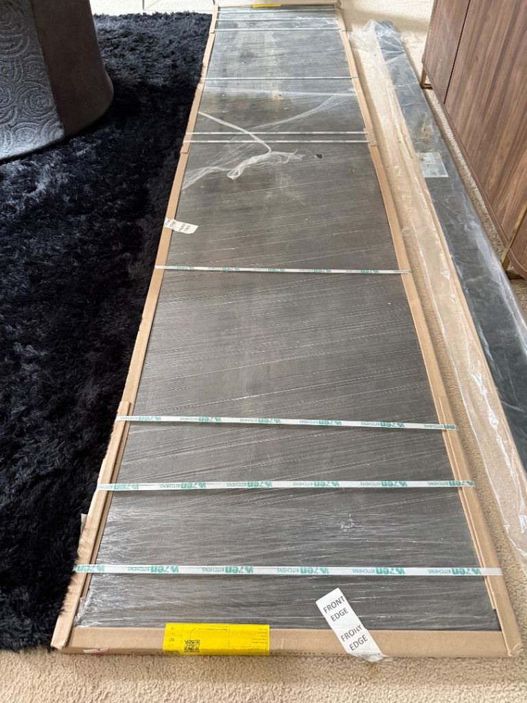 Brand new Wren 3m oxidised bronze worktop