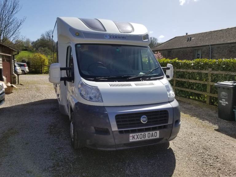 2008 Lunar Champ H591 fixed double bed 4 berth motorhome with solar panels.