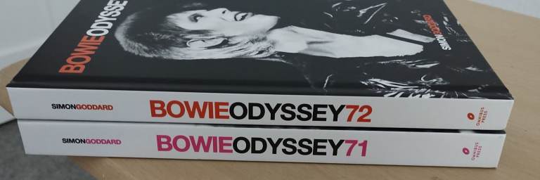 BOWIEODYSSEY 71/72 HARDBACK BOOKS DAVID BOWIE SIMON GODDARD NEW
