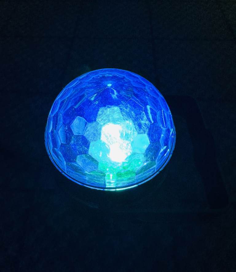 LED Stage Lights, DJ Disco Rotating Ball Lights 3W, LED Party Disco Light No Box