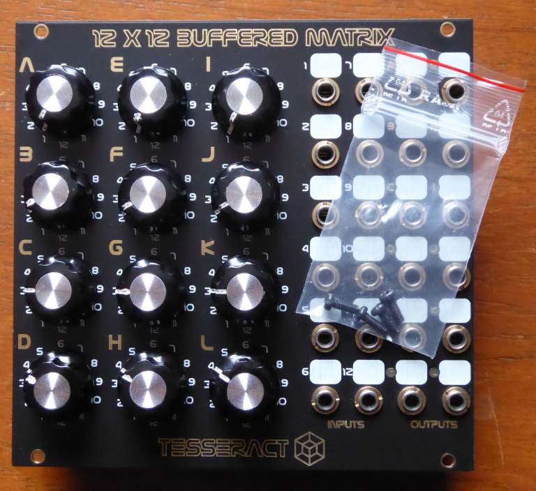 Tesseract Modular 12x12 Matrix Eurorack Module CASH ON COLLECTION ONLY