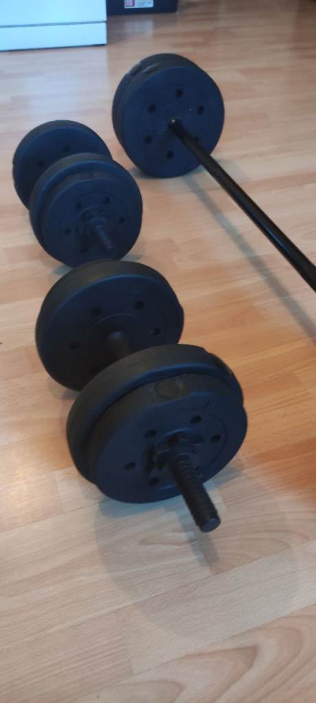 image for Barbell and Weight Set 