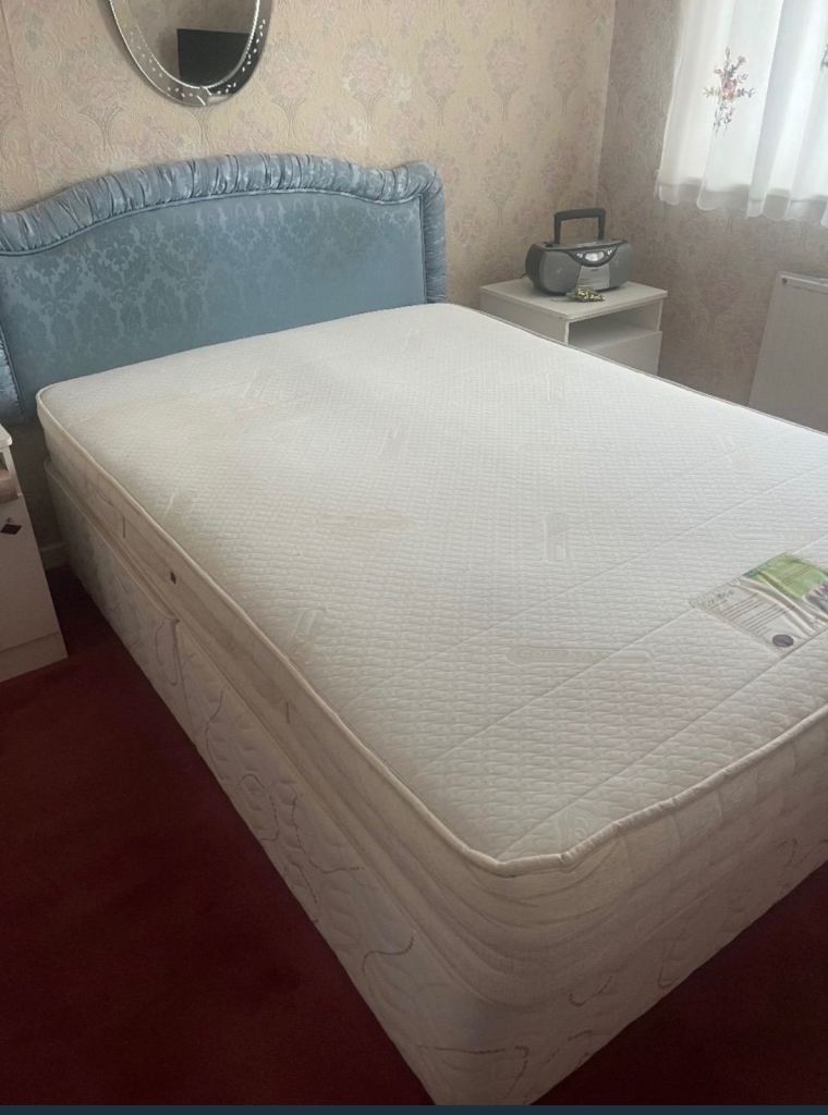 Double divan bed with mattress £70 delivered 