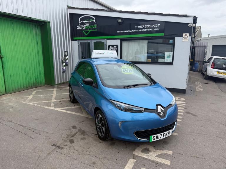 2017 Renault Zoe Q90 41kWh Dynamique Nav Hatchback 5dr Electric Auto (Quick