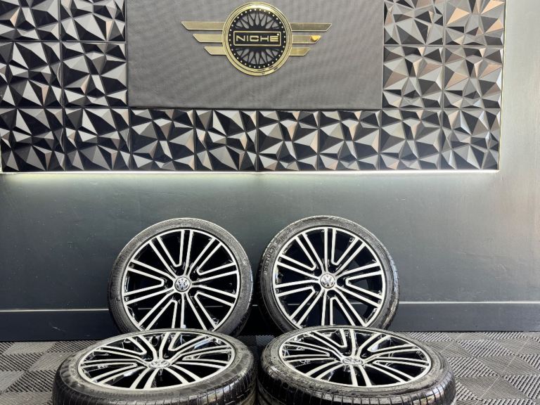 18” inch genuine vw alloys wheels 5x112 caddy golf passat cc touran scirocco gti