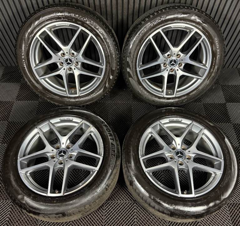 19'' GENUINE MERCEDES AMG GLC GREY DC SPORT ALLOY WHEELS TYRES