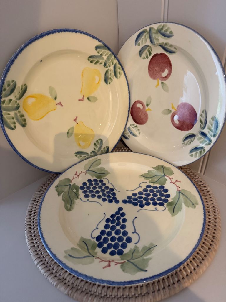 Poole pottery studio design - large dinner plates