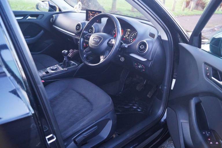 2013 Audi A3 1.6TDI 5dr.(📢TAX £20❗) 6-Speed 12-MOT SatNav 17" Black