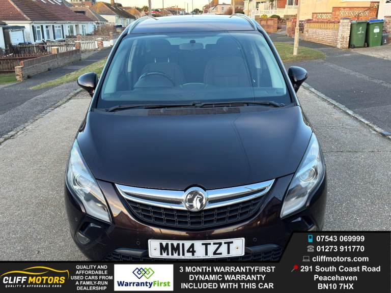 2014 Vauxhall Zafira Tourer SRi - New Years MOT - Parking Sensors - 3 Month Warranty