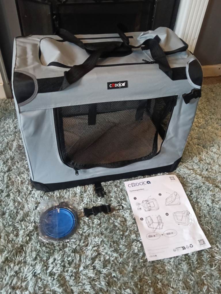 New medium fabric pet crate 