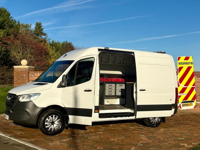 2019 Mercedes-Benz Sprinter / Crafter 316Cdi L2 H2 Mwb Workshop / Fitters Van PANEL VAN Diesel Ma...