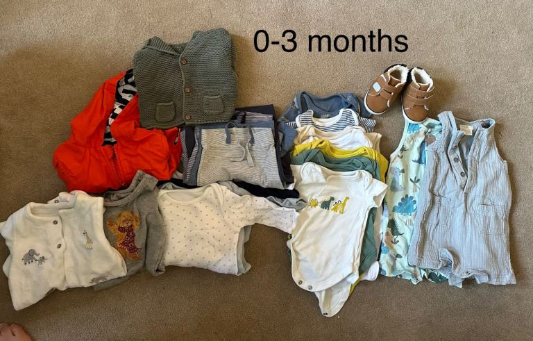 Baby Clothes Bundle 0-3 Months – Great Condition