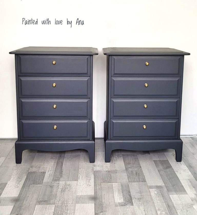 Stag minstrel bedside cabinets PAINTED TO ORDER 