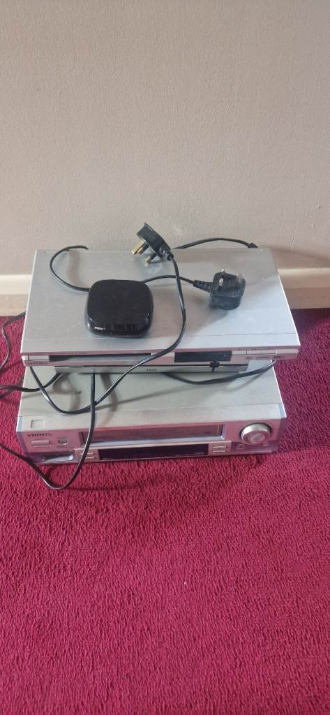 Scrap vhs, dvd player and now box