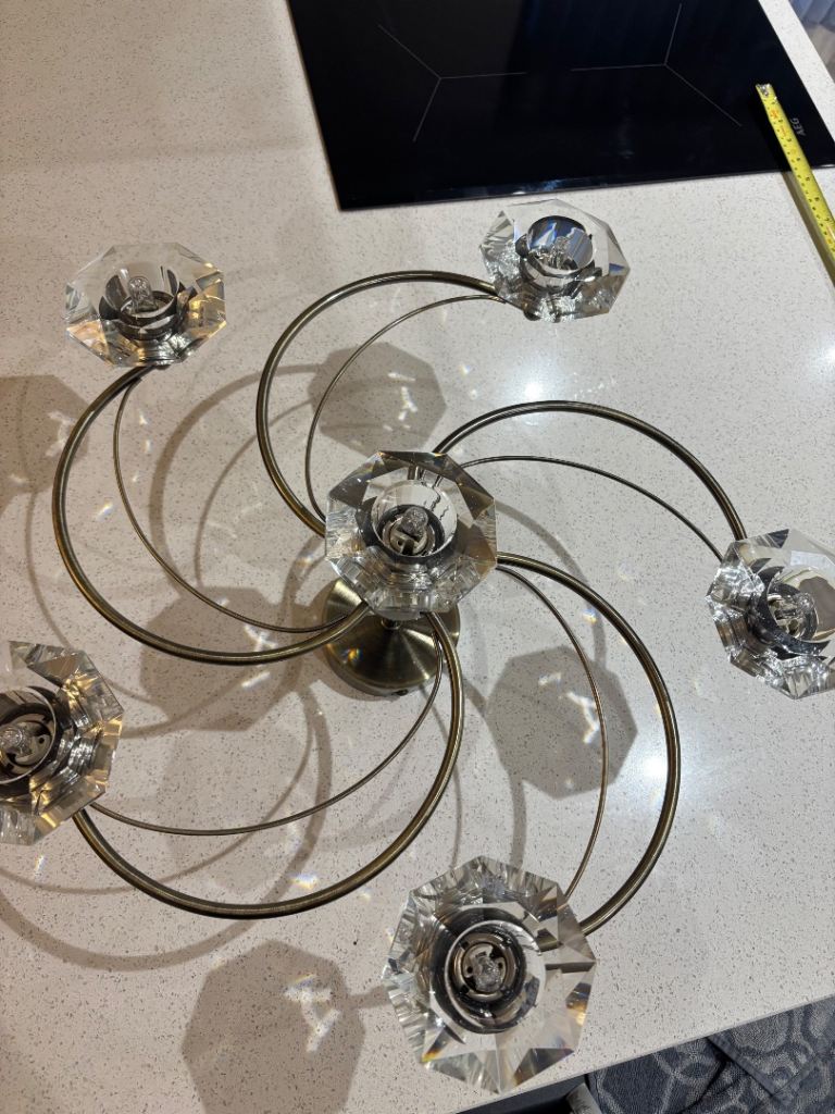 Ceiling light & table lamp