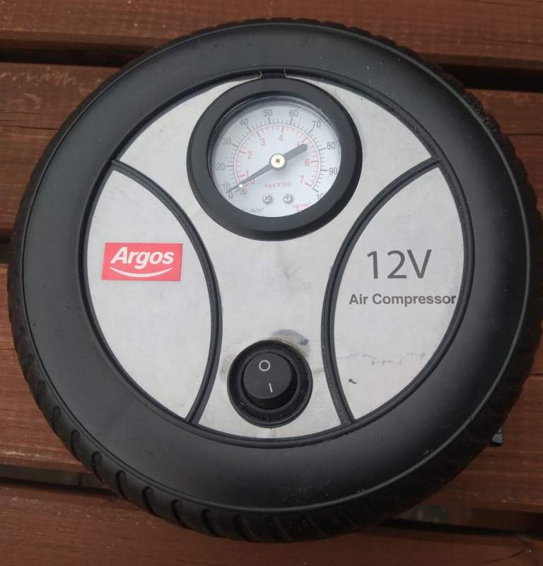 12v Car Tyre Inflator Pump Air Compressor Argos
