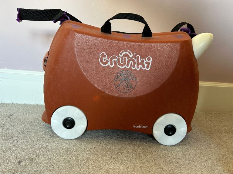 Trunki the gruffalo kids ridealong suitcase